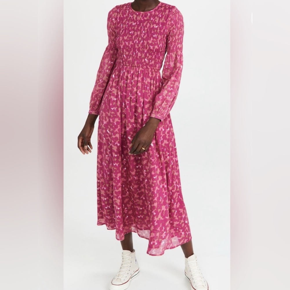Banjanan Chloe Dress, Rune Bud Caramel, XS